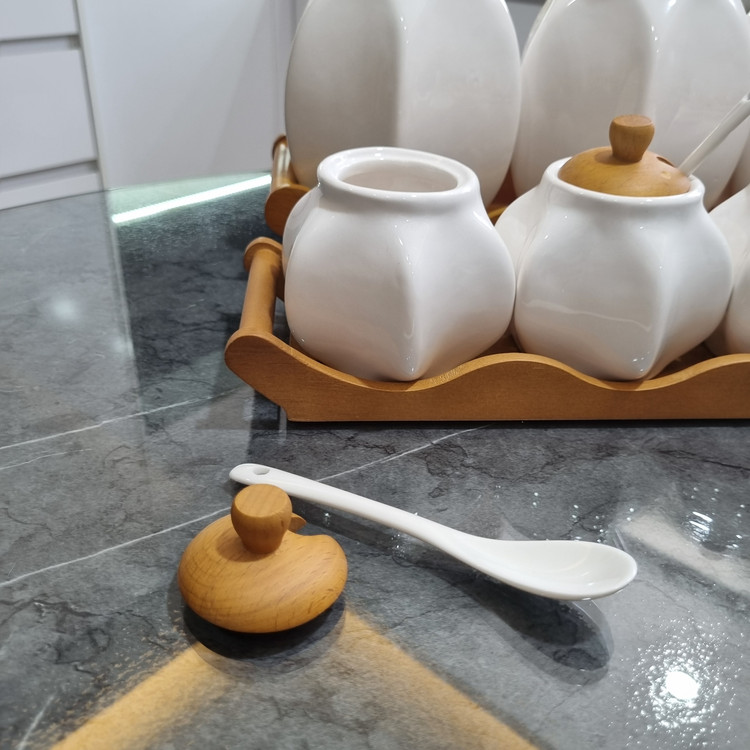 پاسماوری ۹ پارچه سرامیک و چوب