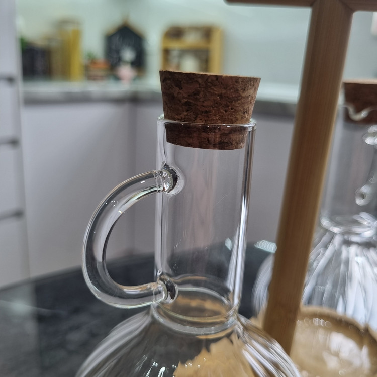 آبلیمو و روغن ریز جفتی پایه چوب وارداتی